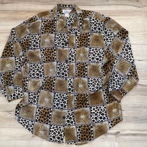 Impressions Woman Size 20 Button Front Blouse